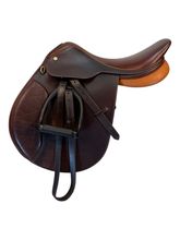 17 Inch Used Collegiate Jumping Saddle Narrow Tree