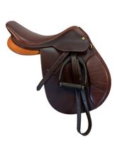 17 Inch Used Collegiate Jumping Saddle Narrow Tree