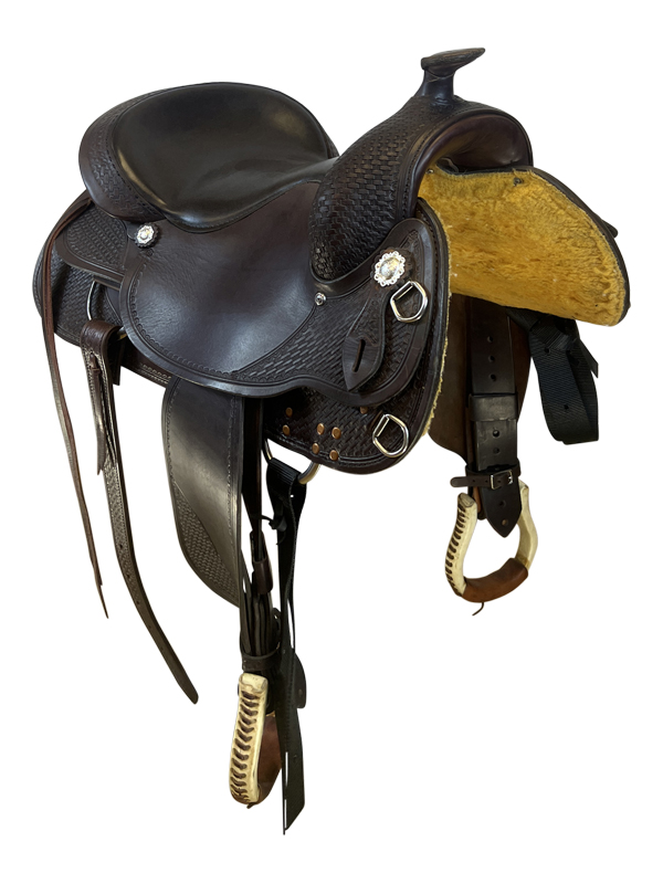 17 Inch Used Crates Supreme Trail Saddle 2170 *Free Shipping*