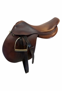 17 Inch Used Crosby Close Contact Saddle Medium Tree Equilibrium