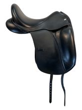 17 Inch Used Custom Saddlery Dressage Saddle 31124