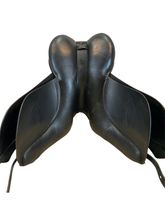 17 Inch Used Custom Saddlery Dressage Saddle 31124
