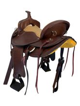 17 Inch Used Dakota Draft Trail Saddle X Wide Tree 214