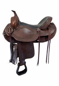 17 Inch Used Dakota Haflinger Trail Saddle X Wide Tree 2214