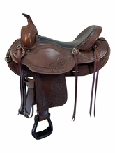 SOLD 2026/07/29  17 Inch Used Dakota Haflinger Trail Saddle X Wide Tree 2214