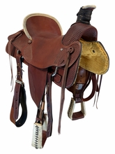 17 Inch Used Dakota Ranch Saddle Wide Tree 209af