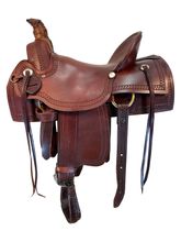 17 Inch Used Dakota Roping Saddle 205
