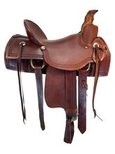 17 Inch Used Dakota Roping Saddle 205