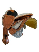 SOLD LAYAWAY 2026/04/02   17 Inch Used Dale Chavez Show Saddle Wide Tree