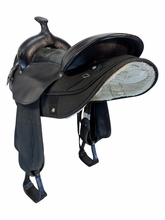 17 Inch Used Fabtron Gaited Cordura Trail Saddle Wide Tree 7143