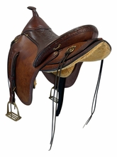 17 Inch Used Fabtron Trail Saddle Medium Tree