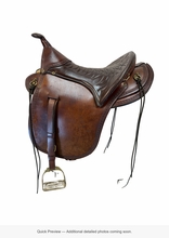 17 Inch Used Fabtron Trail Saddle Medium Tree