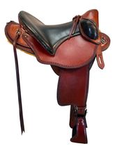 17 Inch Used Henry Miller Double Creek Endurance Saddle Wide Tree