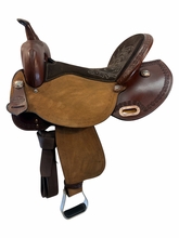 17 Inch Used High Horse By Circle Y Barrel Saddle Wide Tree 6232