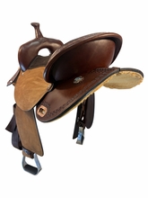 17 Inch Used High Horse By Circle Y Barrel Saddle Wide Tree 6232