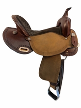 17 Inch Used High Horse By Circle Y Barrel Saddle Wide Tree 6232