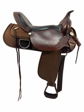 17 Inch Used High Horse By Circle Y Cordura Trail Saddle Wide Tree  5921
