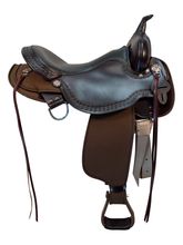 17 Inch Used High Horse by Circle Y Daisetta Trail Saddle 6914