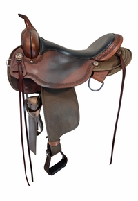 17 Inch Used High Horse by Circle Y Daisetta Trail Saddle 6914