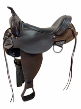 17 Inch Used High Horse By Circle Y El Campo Gaited Cordura Trail Saddle Medium Tree 6970