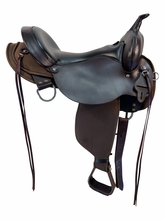17 Inch Used High Horse By Circle Y El Campo Gaited Cordura Trail Saddle Medium Tree 6970