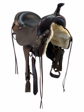 17 Inch Used High Horse By Circle Y El Campo Gaited Cordura Trail Saddle Medium Tree 6970