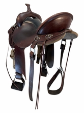 HOLD 260902jd 17 Inch Used High Horse By Circle Y Little River Trail Saddle Wide Tree 6863