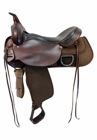 17 Inch Used High Horse By Circle Y Lockhart Cordura Trail Saddle Medium Tree 6910