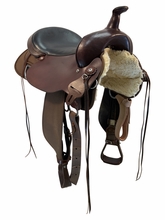 17 Inch Used High Horse By Circle Y Lockhart Cordura Trail Saddle Medium Tree 6910