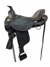 17 Inch Used High Horse By Circle Y Trail Cordura Saddle Medium Tree  5915