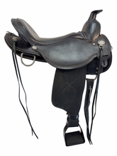 17 Inch Used High Horse By Circle Y Trail Cordura Saddle Medium Tree  5915