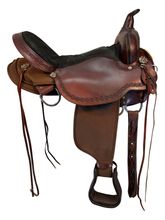 17 Inch Used High Horse Daisetta Cordura Trail Saddle 6914