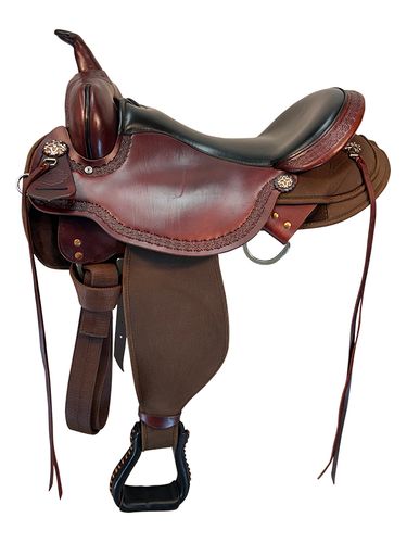 17 Inch Used High Horse Daisetta Cordura Trail Saddle 6914