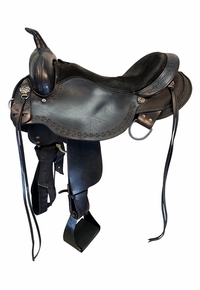 17 Inch Used High Horse Daisetta Cordura Trail Saddle 6914