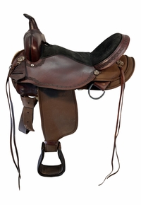 17 Inch Used High Horse Daisetta Cordura Trail Saddle 6914