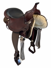 SOLD 2026/06/05  17 Inch Used High Horse Daisetta Cordura Trail Saddle Wide Tree  6914
