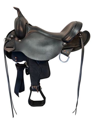 17 Inch Used High Horse El Campo Cordura Trail Saddle 6970