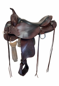 17 Inch Used High Horse Mesquite Trail Saddle 6864