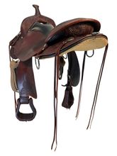 17 Inch Used High Horse Mesquite Trail Saddle 6864