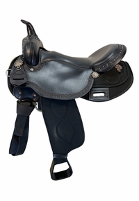 17 Inch Used High Horse Willow Springs Cordura Trail Saddle 6913