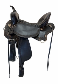 17 Inch Used Horse Tack World by Circle Y Trail Saddle Wide Flex Tree 5295