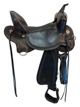 17 Inch Used Horse Tack World by Circle Y Trail Saddle Wide Flex Tree 5295
