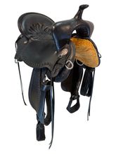17 Inch Used Horse Tack World by Circle Y Trail Saddle Wide Flex Tree 5295