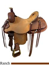 PRICE REDUCED! 17 Inch Used HR Saddlery Ranch Saddle *Free Shipping*