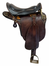 17 Inch Used Jack Haggins Saddlery Endurance Saddle Medium Tree