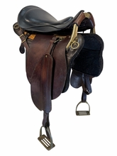 17 Inch Used Jack Haggins Saddlery Endurance Saddle Medium Tree