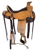17 Inch Used JC Martin Trail Saddle X Wide Tree 75172508