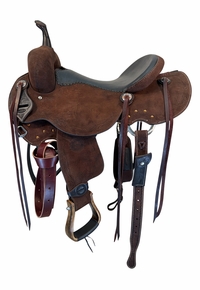 17 Inch Used Jeff Smith Cutting Saddle Wide Tree