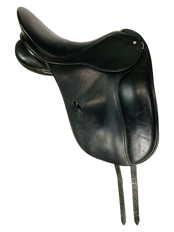 17 Inch Used JES Ride International Dressage Saddle *Free Shipping*