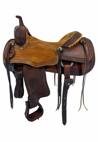 17 Inch Used Martin Saddlery Cutting Saddle Wide Tree